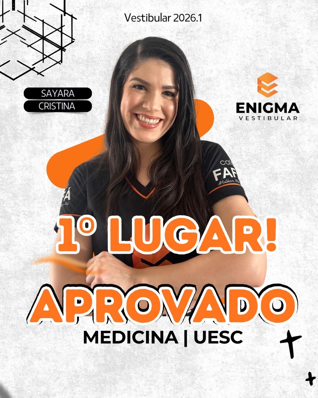 E nossas aprovações não param!!! Arrasta para o lado para conferir mais 🧡✨ Mais do que estatíst