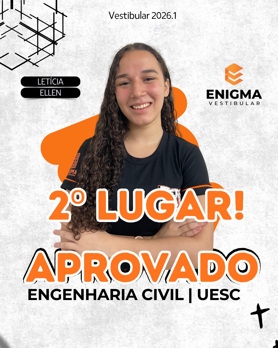 E nossas aprovações não param!!!Mais do que estatísticas, celebramos histórias de sucesso. 🎓🧡N (3)