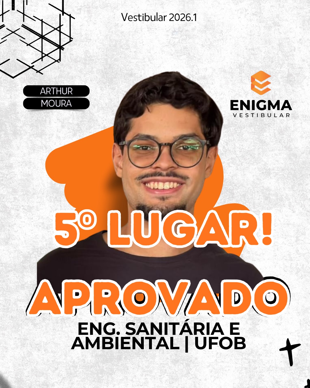E nossas aprovações não param!!!Mais do que estatísticas, celebramos histórias de sucesso. 🎓🧡N (9)