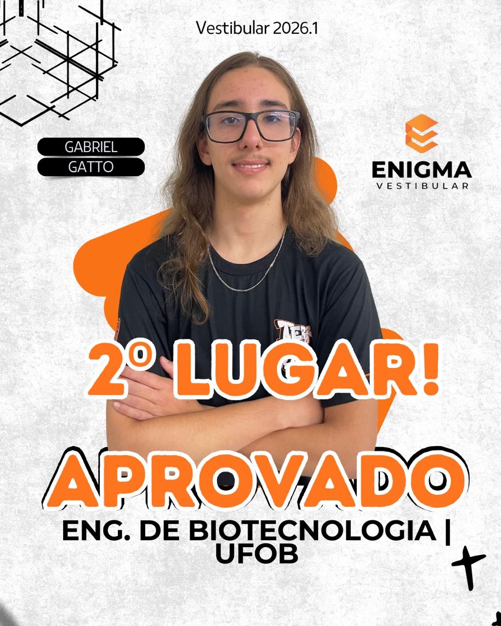 E nossas aprovações não param!!!Mais do que estatísticas, celebramos histórias de sucesso. 🎓🧡N