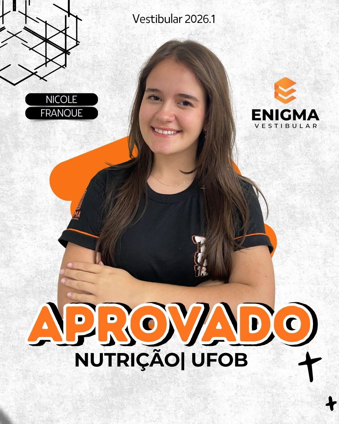 E vamos de mais aprovações UFOB ✨🧡 Só orgulho de vocês! É FEDERAL! Muito sucesso 🚀 (1)