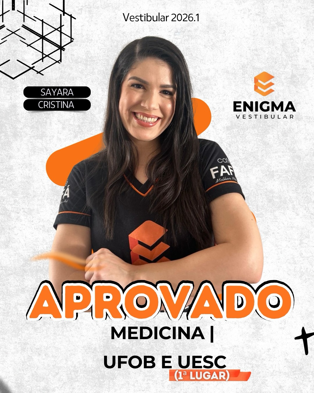 E vamos de mais aprovações UFOB ✨🧡 Só orgulho de vocês! É FEDERAL! Muito sucesso 🚀 (2)